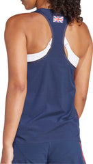 Adizero Team GB Womens Running Vest Tank Top - Blue