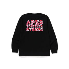 BAPE ABC Camo College ATS LS Tee 'Black/ Pink' (2026)