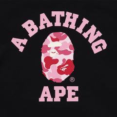 BAPE ABC Camo College Tee 'Black/ Pink' (2025)