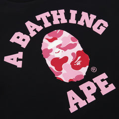 BAPE ABC Camo College Tee 'Black/ Pink' (2025)