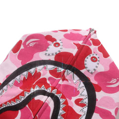 BAPE ABC Camo Crystal Stone Shark Full Zip Hoodie 'Pink' (2025)
