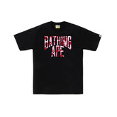 BAPE ABC Camo NYC Logo Tee 'Black/ Pink'