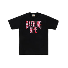 BAPE ABC Camo NYC Logo Tee 'Black/ Pink'