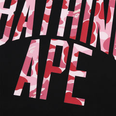 BAPE ABC Camo NYC Logo Tee 'Black/ Pink'