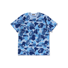 BAPE ABC Camo Pile Jacquard One Point Tee 'Blue'