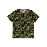 BAPE ABC Camo Pile Jacquard One Point Tee 'Green'