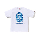 BAPE ABC Camo By Bathing Ape Tee 'White/ Blue'
