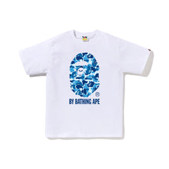 BAPE ABC Camo By Bathing Ape Tee 'White/ Blue'