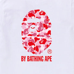 BAPE ABC Camo By Bathing Ape Tee 'White/ Pink'
