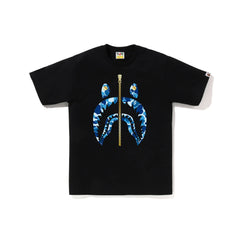 BAPE ABC Camo Shark Tee 'Black/ Blue'