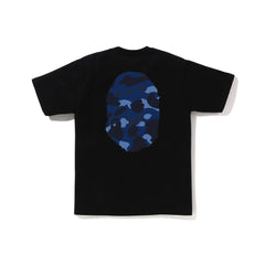 BAPE Color Camo Big Ape Head Tee 'Black/ Navy'