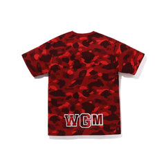 BAPE Color Camo Shark Tee 'Red'