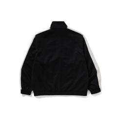 BAPE Line Camo Jacquard Bathing Ape Logo Relaxed Fit Track Jacket 'Black'