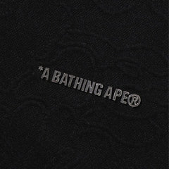 BAPE Line Camo Jacquard Bathing Ape Logo Relaxed Fit Track Jacket 'Black'