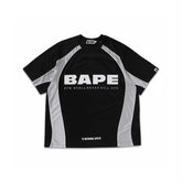 BAPE Solid Camo Jacquard Multilogo Relaxed Fit Football Jersey 'Black' (2025)
