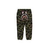 BAPE 1st Camo Shark Sweatpants 'Green'