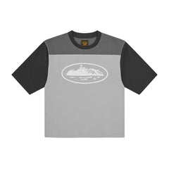 Corteiz Alcatraz Heavyweight Varsity Jersey 'Grey' (2024)