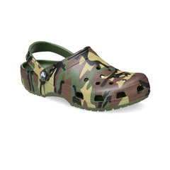 Classic Camouflage Clog 'Army Green/ Multi'