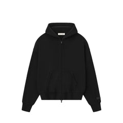 Classic Fleece Zip-Up Hoodie 'Jet Black' (2025)