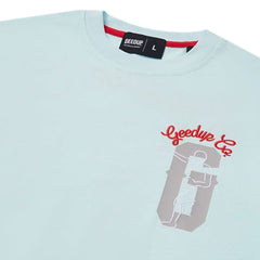 Geedup Boxer T-Shirt 'Light Blue/ Red' (2025)