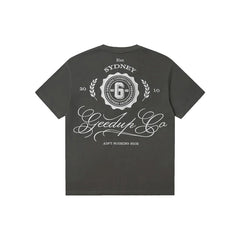 Geedup Co. Cursive T-Shirt 'Soft Black' (2025)