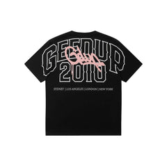 Geedup Core Handstyle T-Shirt 'Black/ Pink' (2025)