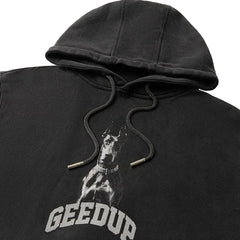 Geedup Dobermann Hoodie 'Washed Black' (2025)