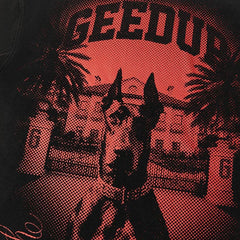 Geedup Dobermann T-shirt 'Washed Black/ Red' (2025)