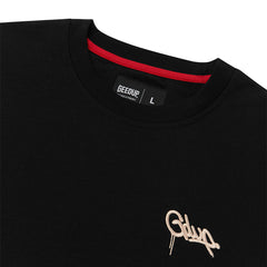 Geedup Handstyle EMB T-Shirt 'Black/ Pink' (2024)
