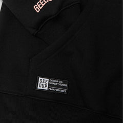 Geedup Handstyle Hoodie 'Black/ Peach' (2024)