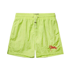 Geedup Handstyle Nylon Shorts 'Hyper Yellow' (2025)