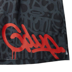 Geedup Handstyle Swim Short 'Black/ Red' (2025)