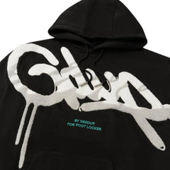 Geedup Handstyle x Foot Locker Hoodie 'Black/ White/ Grey'