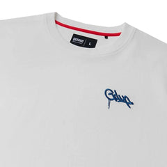Geedup Micro Handstyle T-Shirt 'White/ Blue' (2025)