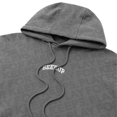 Geedup Micro Team Logo Hoodie 'Grey' (2024)