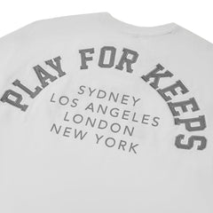 Geedup PFK Cities T-Shirt 'White/ Grey' (2025)