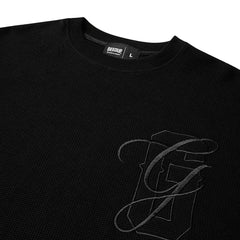 Geedup PFK Waffle Longsleeve T-Shirt 'Black' (2025)