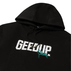 Geedup PFK x Foot Locker Hoodie 'Black/ Turbo Green/ White'