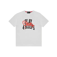 Geedup Play 4 Keeps T-Shirt 'White/ Red' (2025)