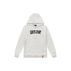 Geedup Play For Keeps Hoodie 'White Marle/ Black' (2022)
