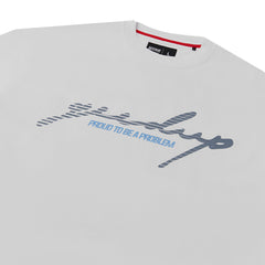 Geedup Proud To Be A Problem Nascar T-Shirt 'White/ Blue' (2024)