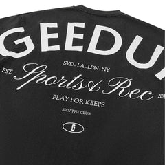 Geedup Sports & Rec. T-Shirt 'Wash Black' (2025)