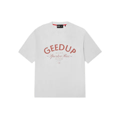 Geedup Sports & Rec. T-Shirt 'White/ Burgundy' (2025)