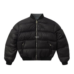 Geedup Team Logo/Handstyle Reversible Bomber 'Grey/ Black' (2025)