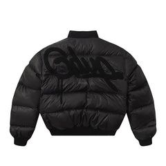 Geedup Team Logo/Handstyle Reversible Bomber 'Grey/ Black' (2025)