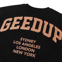Geedup x Arrdee Cities T-Shirt 'Black/ Peach' (2025)