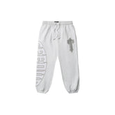 Geedup x Trapstar Team Logo x Irongate T Trackpant 'White Marle/ Grey' (2025)