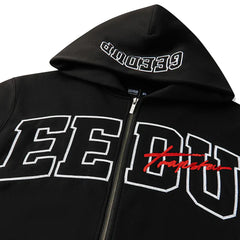 Geedup Team Logo x Trapstar Signature Jacket 'Black/ White/ Red' (2025)