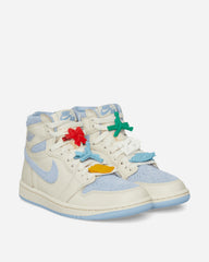 Women's 1 Retro High OG Sneakers Pale Ivory / Psychic Blue