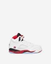 5 (GS) Sneakers Fire Red 'Black Tongue'